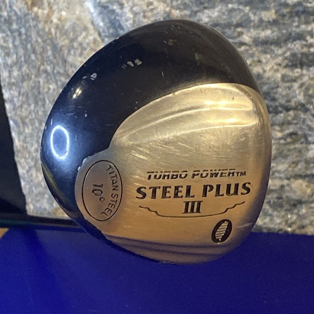 Turbo Power Steel Plus III 1-Wood Driver 10 Degree Regular Lite 4.0 Graphite RH